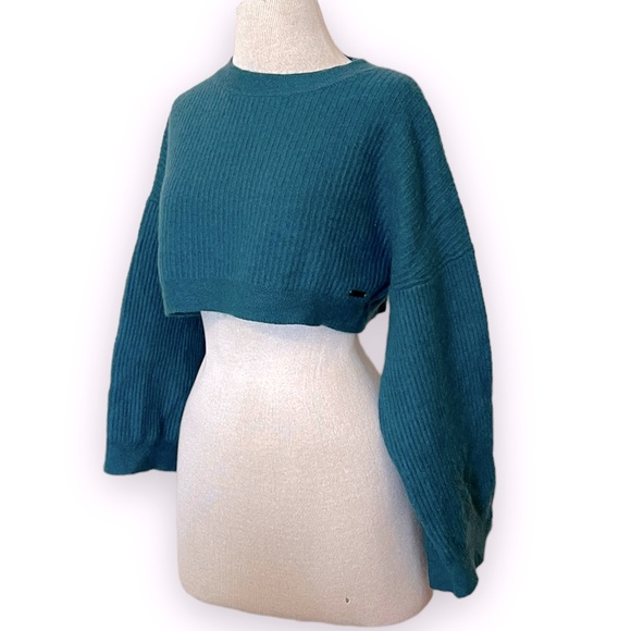 SWEATY BETTY wool/cashmere cropped sweater - Picture 4 of 12